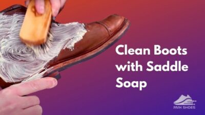 clean-boots-with-saddle-soap