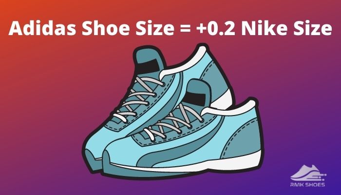 adidas v nike sizing