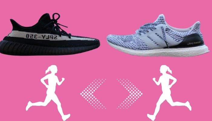 Adidas ultra boost vs yeezy 350 sale