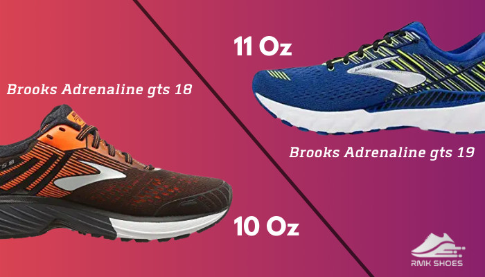 brooks-adrenaline-gts-18-vs-19-weight