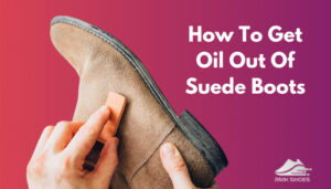 what gets oil out of suede