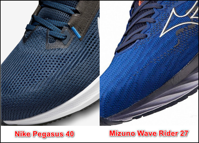 nike-pegasus-40-vs-mizuno-wave-rider-27-breathability