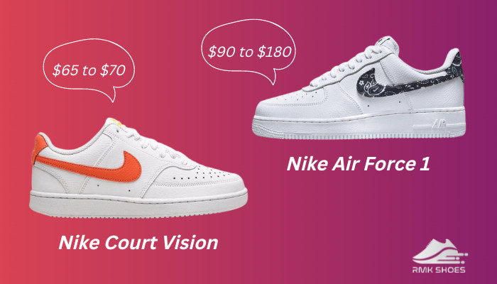 Nike Court Vision Vs Air Force 1: 7 Features Compared [2023]