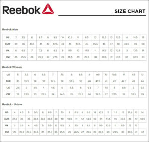 does reebok run smaller than nike
