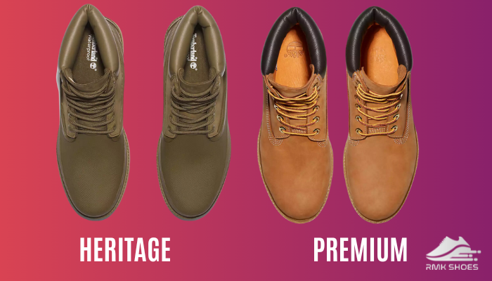 upper-view-of-timberland-heritage-and-premium-boots
