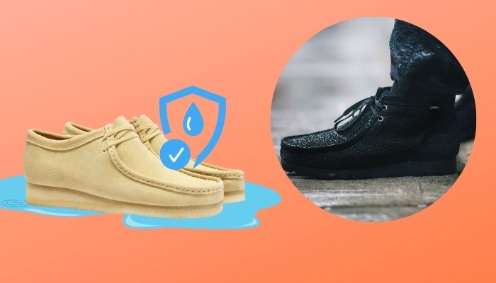 Waterproof wallabees on sale